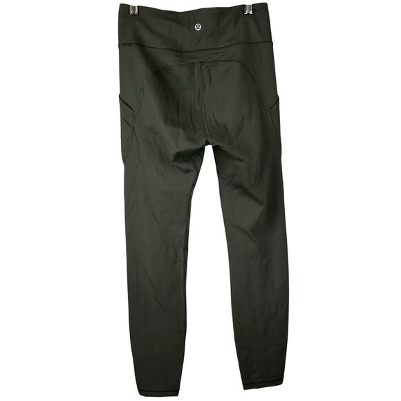 Lululemon Invigorate High-Rise Tight 25" Dark Olive Women's Size 6 EUC - Picture 2 of 9
